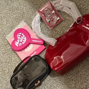 Huda Beauty Strawberry Latte PR Set VIRAL Handbag